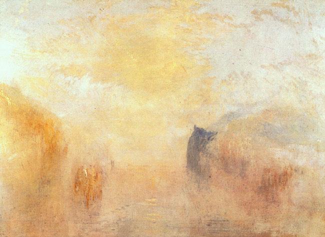 Joseph Mallord William Turner Sunrise Between Two Headlands France oil painting art